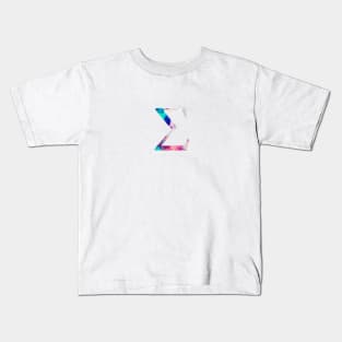 Rainbow Marble Sigma Kids T-Shirt